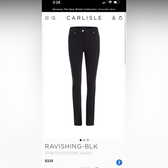 Carlisle Collection Size 10 Brown Stretch Jeans - Picture 1 of 9